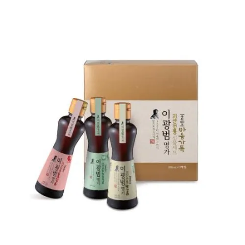 충북 괴산 태성식품 참기름 300ml(1병) +들기름 300ml(1병) +고추씨기름 300ml(1병)